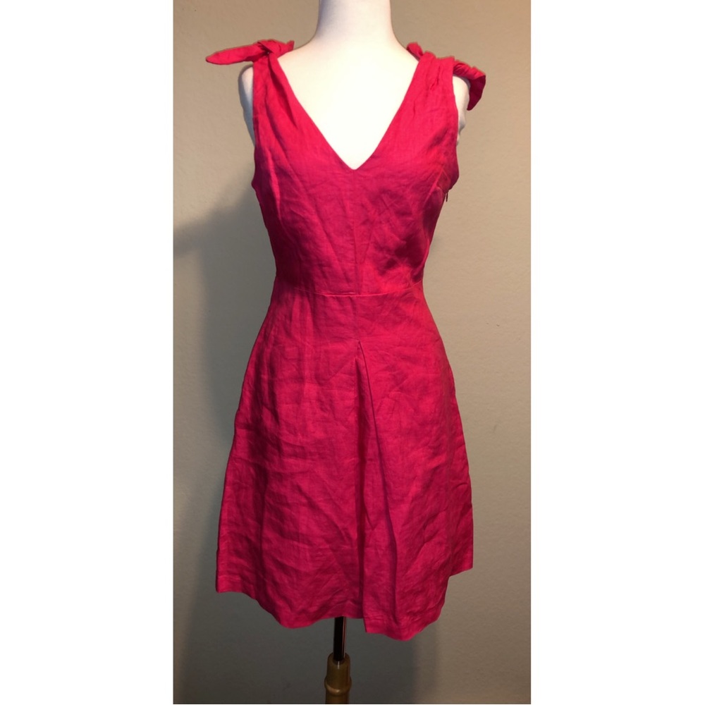 Hot Pink Woven Dress